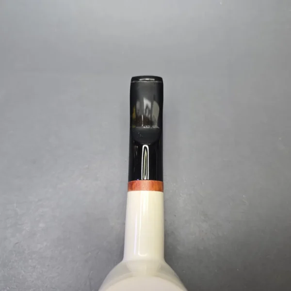 MBSD Meerschaum Deluxe Smooth Poker with Briar-Mortise (New) - Image 8