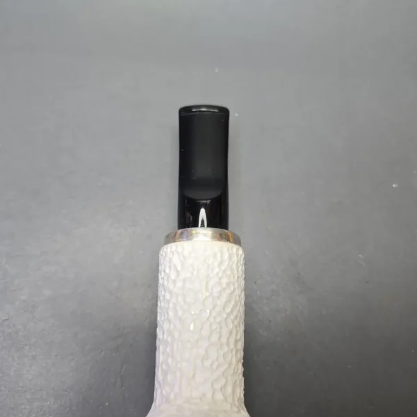 MBSD Meerschaum Silver Reverse Calabash Rusticated (New) - Image 8