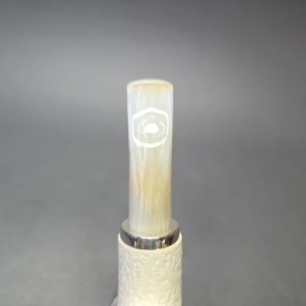 MBSD Meerschaum Silver Rusticated Reverse Calabash Brandy (New) - Image 8