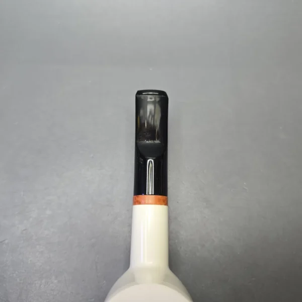 MBSD Meerschaum Deluxe Smooth Poker with Briar-Mortise (New) - Image 8