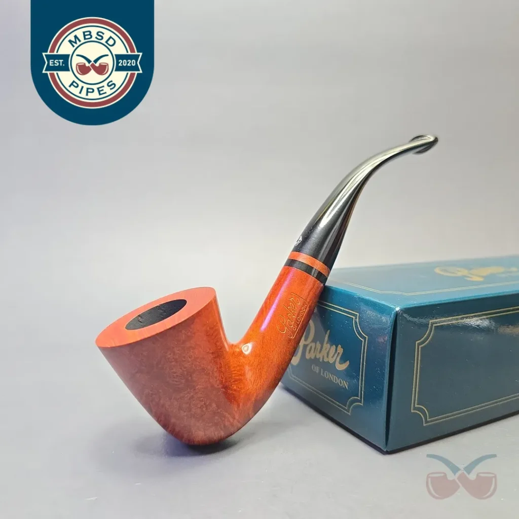 Parker (by Dunhill) Bruyere Smooth Bent Dublin with Briar Insert (Unsmoked Estate)