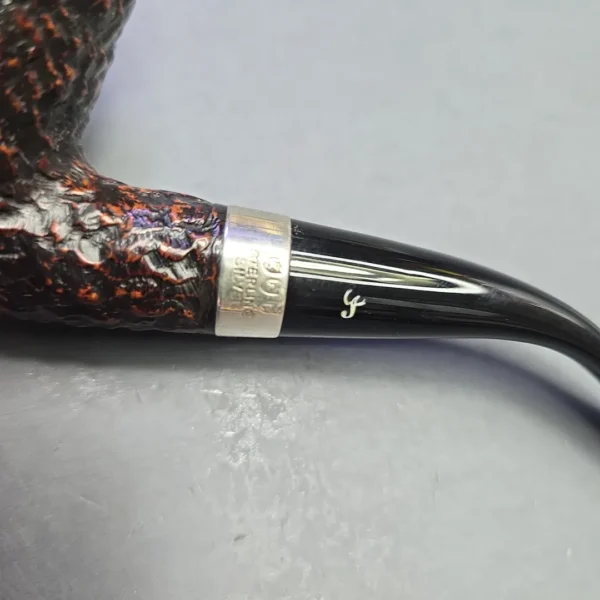 Peterson Donegal Rocky B11 Rusticated Brandy Sitter with Silver (Estate) - Image 11