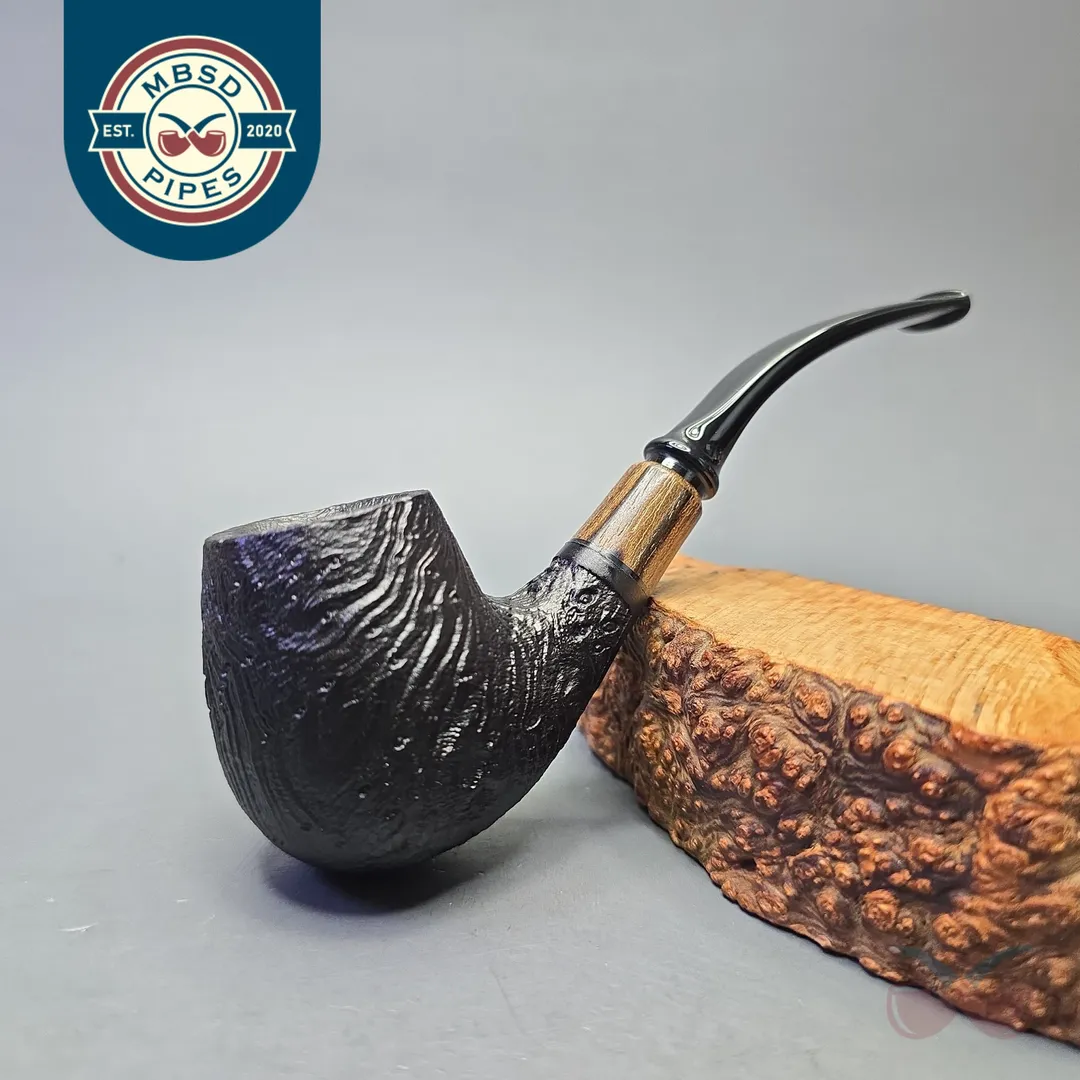 MBSD Briars by Vitale Vintage Sandblasted Brandy with Zebrawood (New)