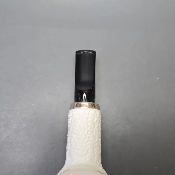 MBSD Meerschaum Silver Rusticated Reverse Calabash Poker (New) - Image 8