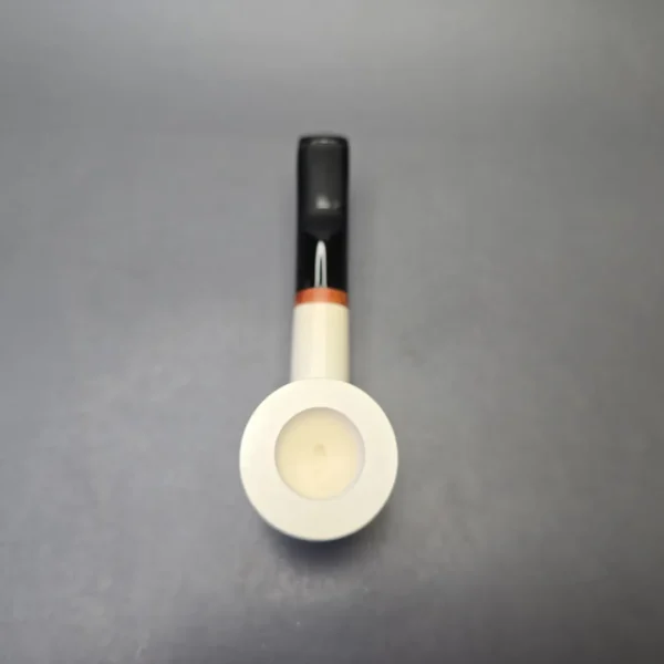 MBSD Meerschaum Deluxe Smooth Poker with Briar-Mortise (New) - Image 9
