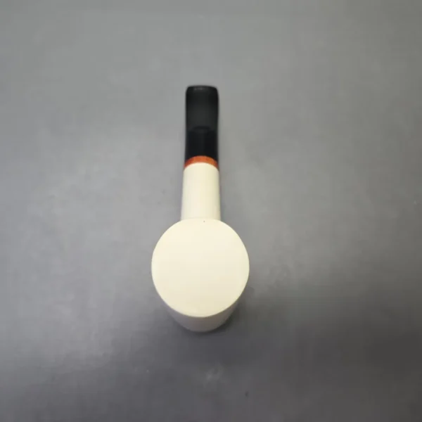 MBSD Meerschaum Deluxe Smooth Poker with Briar-Mortise (New) - Image 9