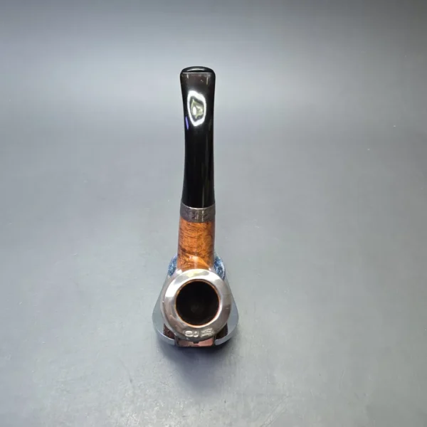 Peterson 2008 Pipe of the Year Smooth Bent Billiard with Silver (Unsmoked Estate) - Image 8