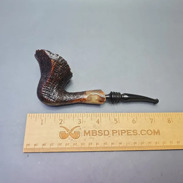 Preben Holm Hand Cut (1) Magnum Sandblasted Freehand with Horn (Estate) - Image 11