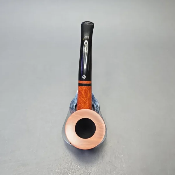 Parker (by Dunhill) Bruyere Smooth Bent Dublin with Briar Insert (Unsmoked Estate) - Image 8