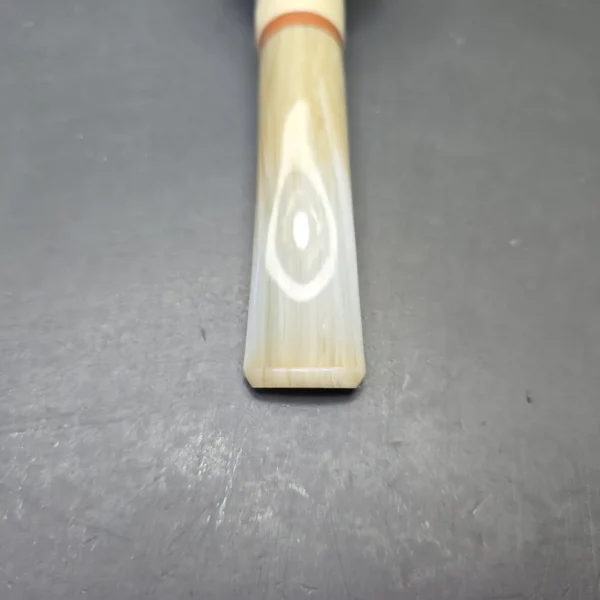 MBSD Meerschaum Deluxe Guilloche Carved Poker with Briar-Mortise (New) - Image 6