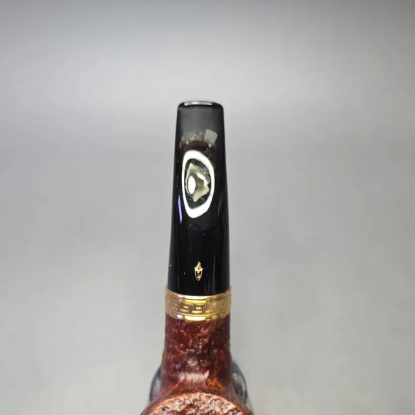 Savinelli Tevere 616 KS Rusticated Bent Billiard (6mm) (Unsmoked Estate) - Image 7