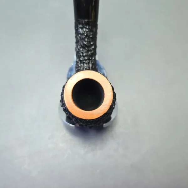 Brebbia Rocciata 9412 Rusticated Bent Billiard (Unsmoked Estate) - Image 6
