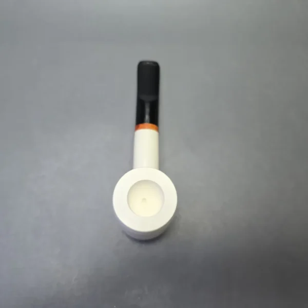 MBSD Meerschaum Deluxe Smooth Poker with Briar-Mortise (New) - Image 9