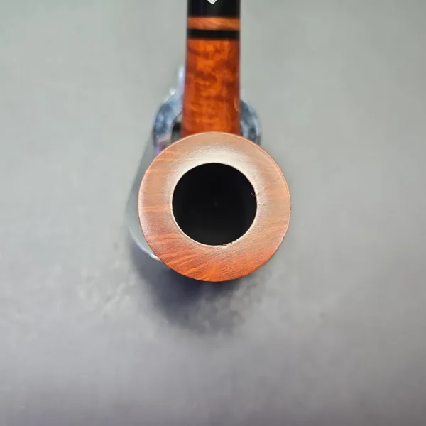 Parker (by Dunhill) Bruyere Smooth Bent Dublin with Briar Insert (Unsmoked Estate) - Image 6