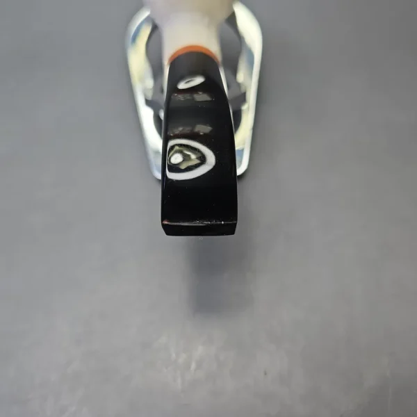 MBSD Meerschaum Deluxe Wicker Rusticated Stubby Bent Billiard with Briar-Mortise (New) - Image 6