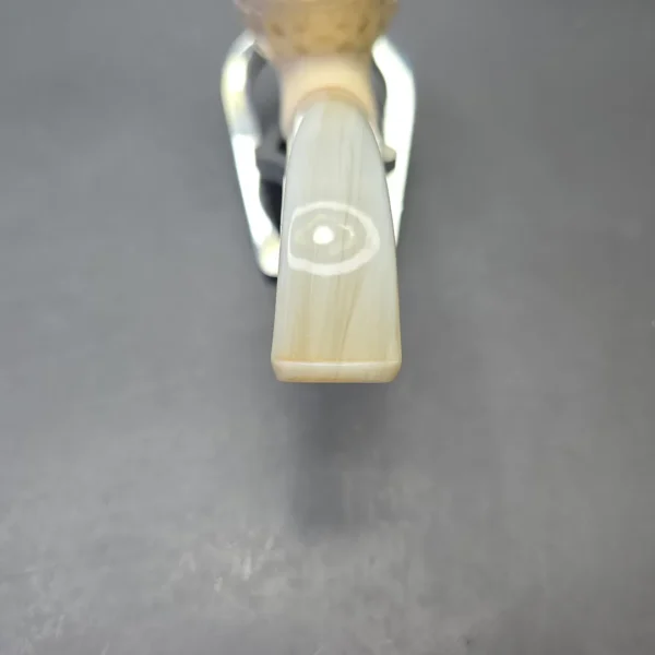 MBSD Meerschaum Deluxe Lattice Carved Egg with Briar-Mortise (New) - Image 6
