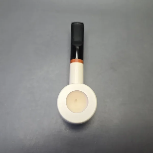 MBSD Meerschaum Deluxe Smooth Poker with Briar-Mortise (New) - Image 9