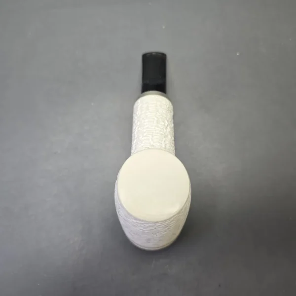 MBSD Meerschaum Silver Rusticated Reverse Calabash Poker (New) - Image 10