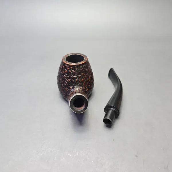 Peterson Donegal Rocky B11 Rusticated Brandy Sitter with Silver (Estate) - Image 15