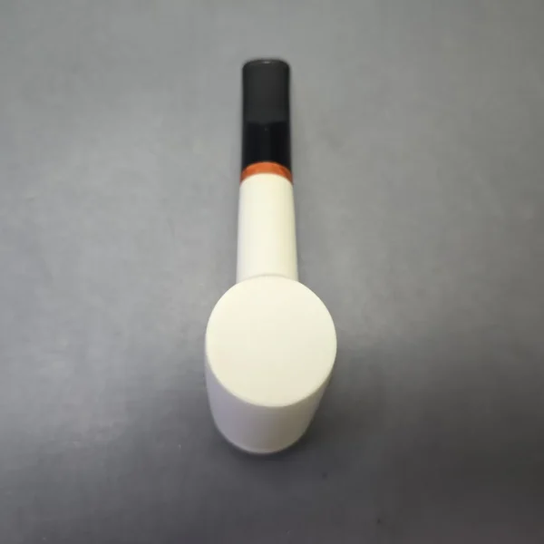 MBSD Meerschaum Deluxe Smooth Poker with Briar-Mortise (New) - Image 10