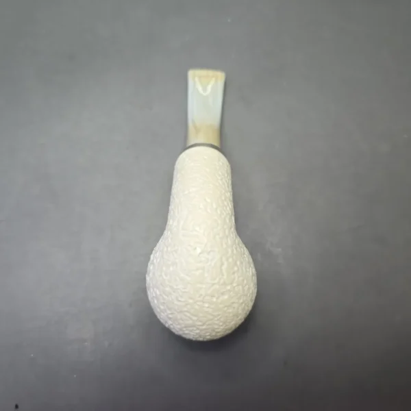 MBSD Meerschaum Silver Rusticated Reverse Calabash Brandy (New) - Image 10