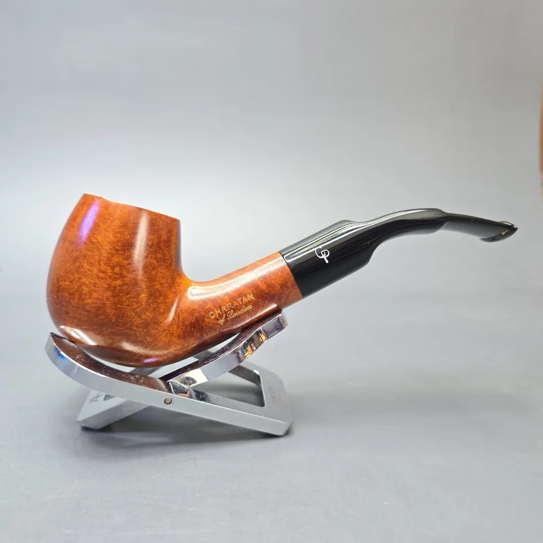 Charatan (by Dunhill; c.2000s) Mayfair Smooth Bent Billiard (Unsmoked Estate) - Image 2