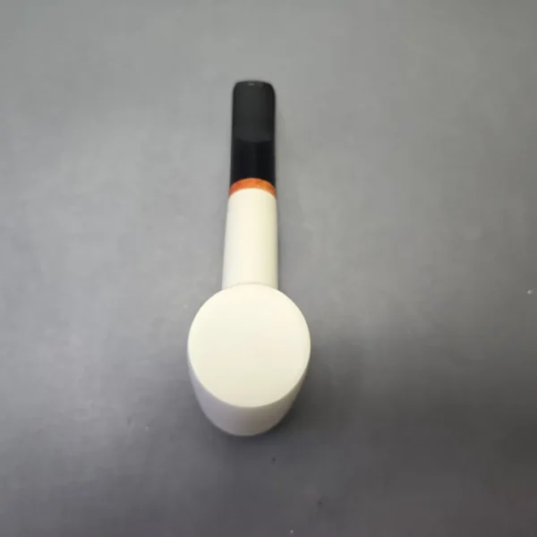 MBSD Meerschaum Deluxe Smooth Poker with Briar-Mortise (New) - Image 10