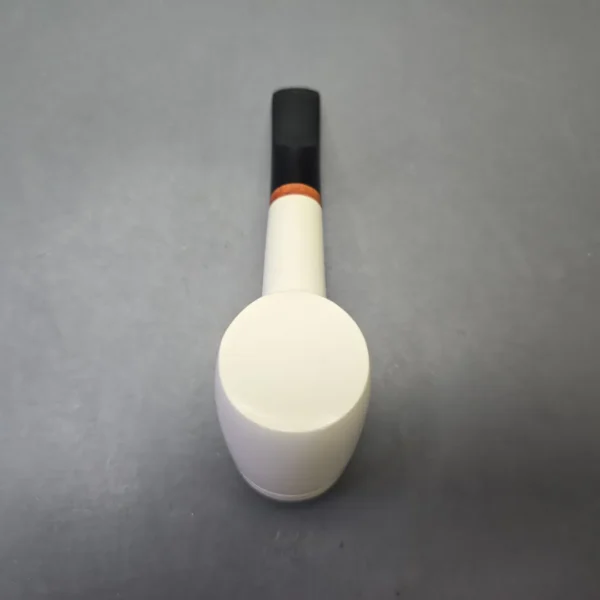 MBSD Meerschaum Deluxe Smooth Poker with Briar-Mortise (New) - Image 10