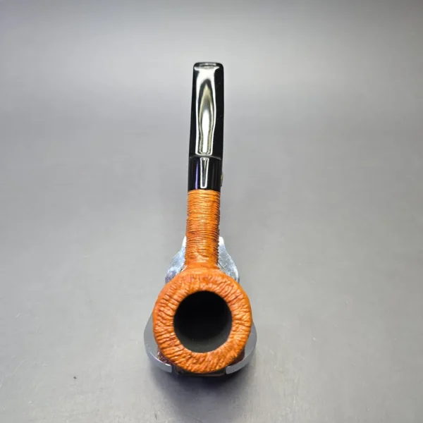 Brebbia Lido Root Briar 100 Rusticated Billiard (Unsmoked Estate) - Image 8
