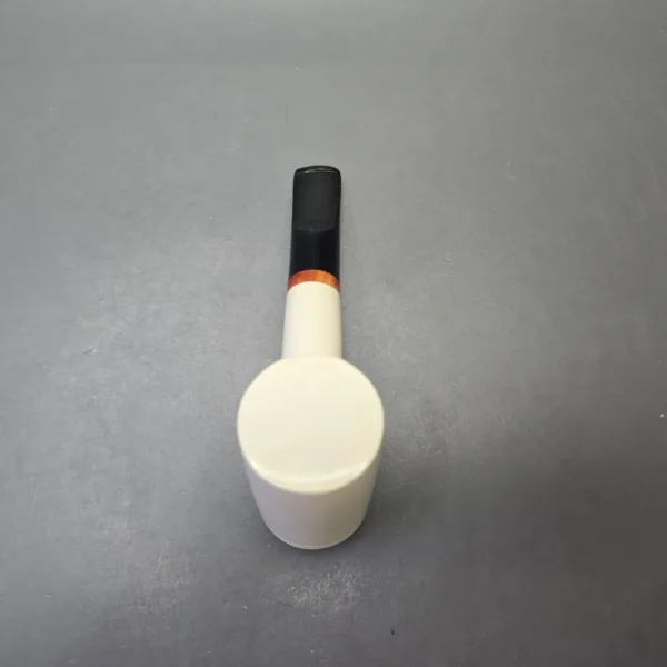 MBSD Meerschaum Deluxe Smooth Poker with Briar-Mortise (New) - Image 10