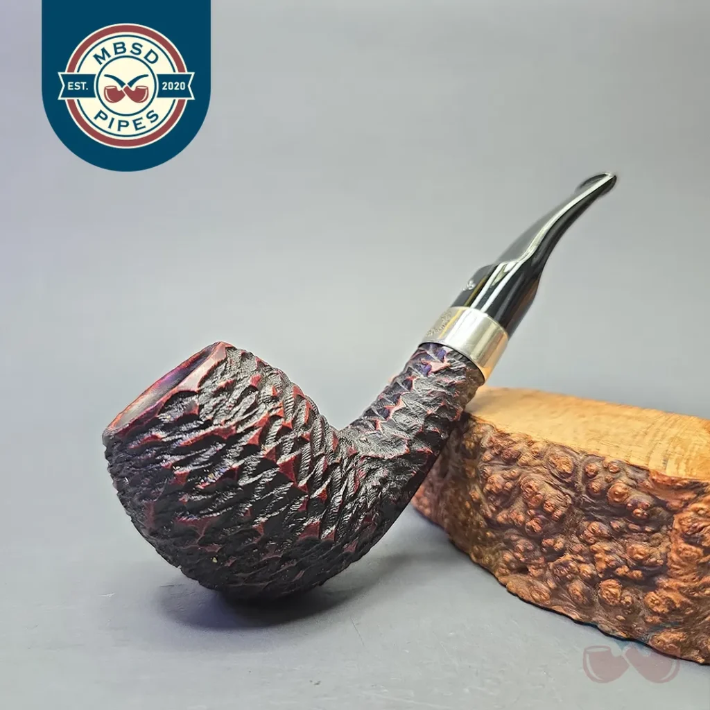 Peterson Sherlock Holmes Strand Rusticated Egg with Silver (Estate)