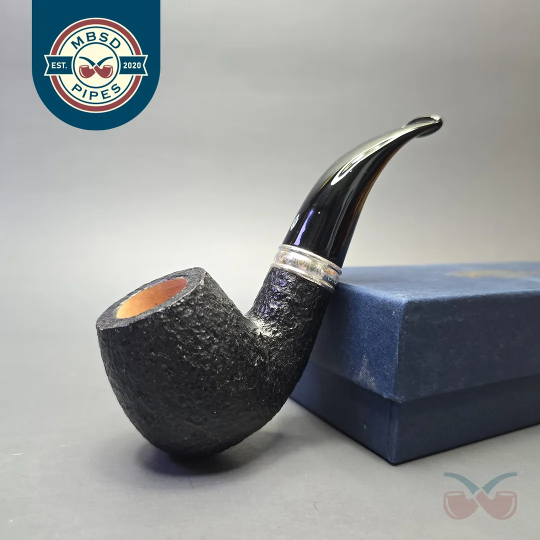Savinelli Trevi 616 KS Rusticated Bent Billiard (6mm) (Unsmoked Estate)