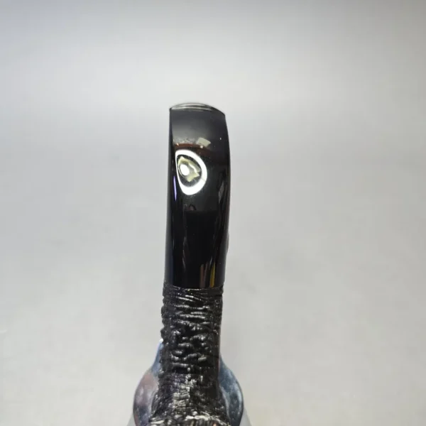 Brebbia Lido Root Briar Rusticated Bent Billiard (Unsmoked Estate) - Image 7