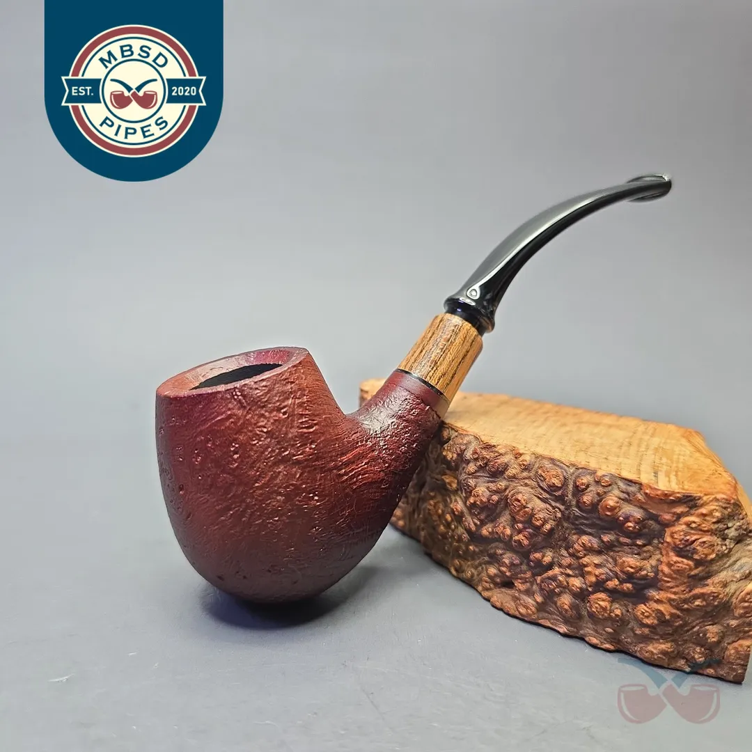 MBSD Briars by Vitale Red Sandblasted Brandy with Olivewood (New)