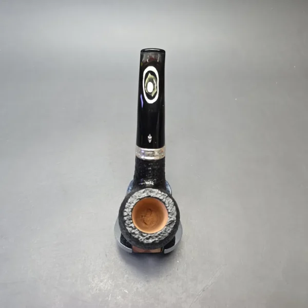 Savinelli Trevi 616 KS Rusticated Bent Billiard (6mm) (Unsmoked Estate) - Image 8