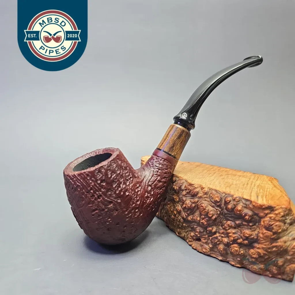 MBSD Briars by Vitale Vintage Sandblasted Brandy with Zebrawood (New)