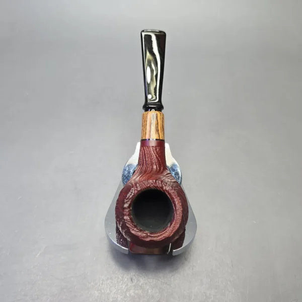 MBSD Briars by Piero Vitale Vintage Sandblasted Author with Olivewood (New) - Image 8