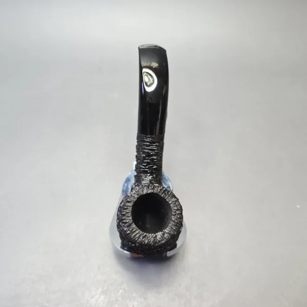 Brebbia Lido Root Briar Rusticated Bent Billiard (Unsmoked Estate) - Image 8