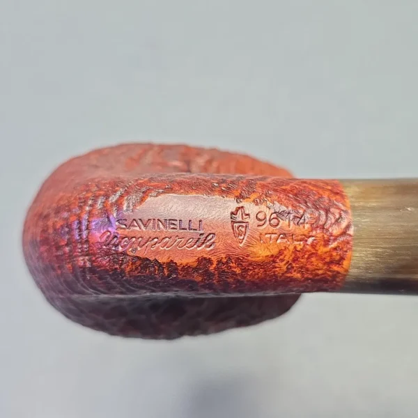 Savinelli Nonpareil 9614 Sandblasted Oom Paul with Horn (Estate) - Image 9