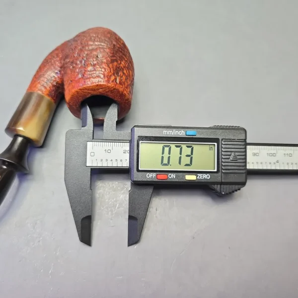 Savinelli Nonpareil 9614 Sandblasted Oom Paul with Horn (Estate) - Image 10