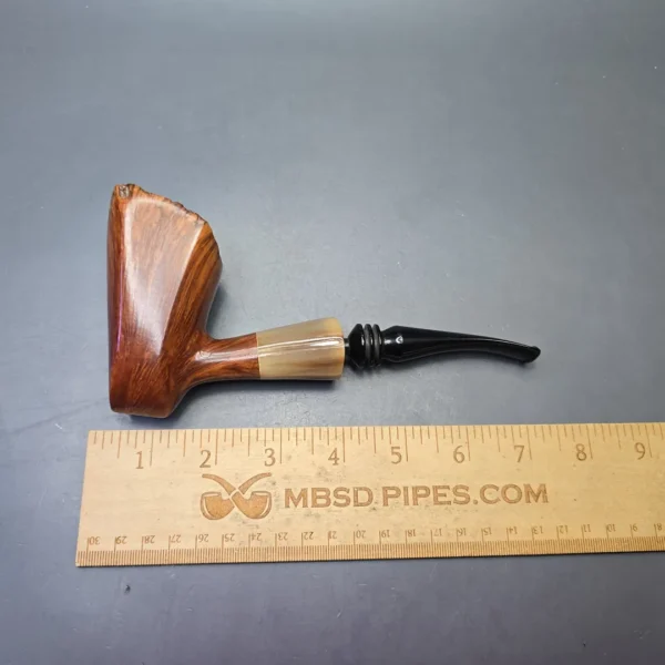 Preben Holm Hand Cut Magnum Smooth Freehand with Horn (Unsmoked Estate) - Image 11