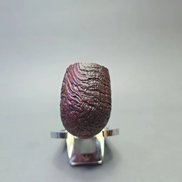 Peterson Nickel Mounted Spigot Sandblasted 69 Bent Billiard (Estate) - Image 3
