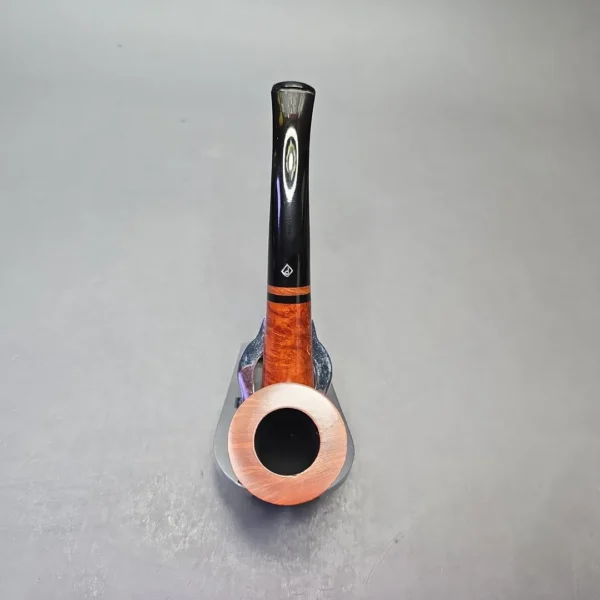 Parker (by Dunhill) Bruyere Smooth Bent Dublin with Briar Insert (Unsmoked Estate) - Image 8