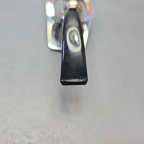 Peterson Nickel Mounted Spigot Sandblasted 69 Bent Billiard (Estate) - Image 5