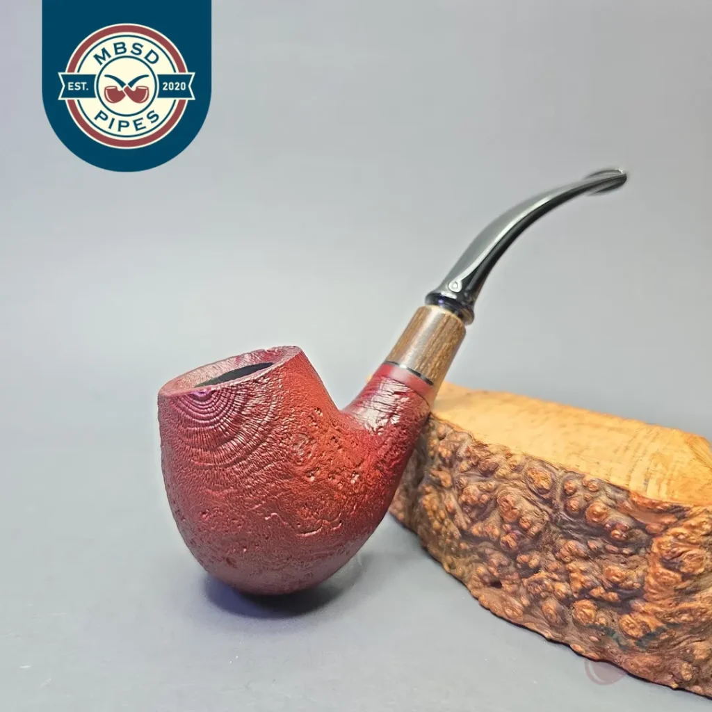 MBSD Briars by Vitale Red Sandblasted Brandy with Zebrawood (New)