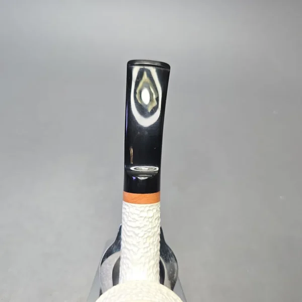 MBSD Meerschaum Deluxe Rusticated Rhodesian with Briar-Mortise (New) - Image 8