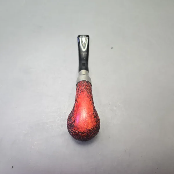 Peterson Nickel Mounted Spigot Sandblasted 69 Bent Billiard (Estate) - Image 9