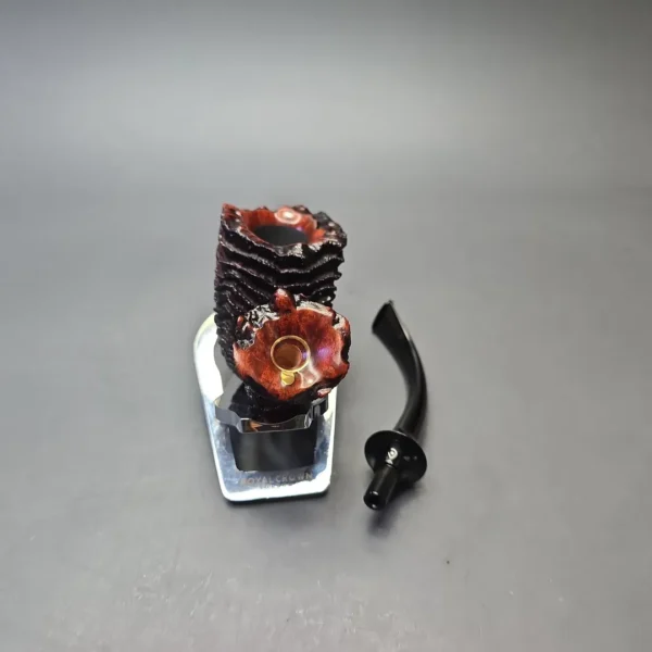 Walt Cannoy Cardinal House Morton "Ring Blast" Rusticated Bent Dublin with Brass (New) - Image 13