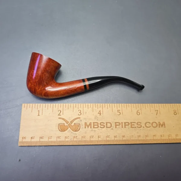 Parker (by Dunhill) Bruyere Smooth Bent Dublin with Briar Insert (Unsmoked Estate) - Image 12