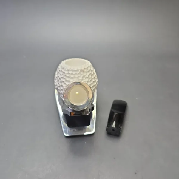 MBSD Meerschaum Silver "Golf Ball" Rusticated Reverse Calabash Apple (New) - Image 13